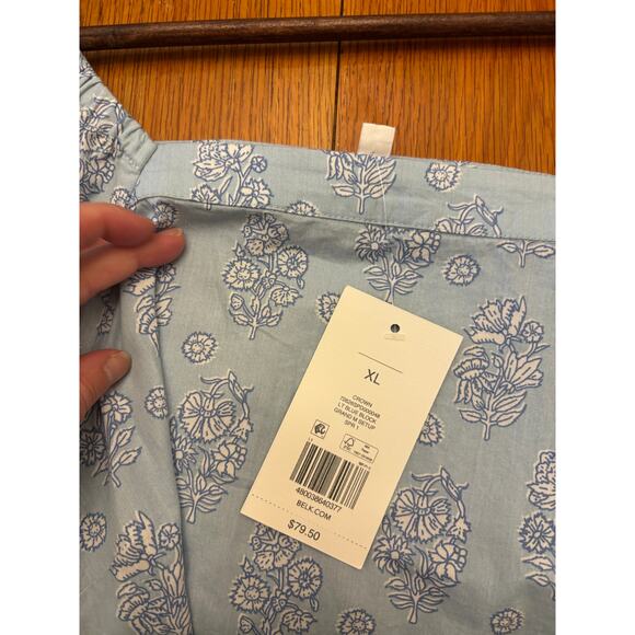 Crown & Ivy Blue Floral Smocked Puff Sleeve Dress – Women’s XL (New With Tags) - Picture 11 of 11